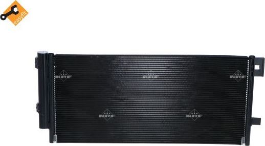 Радиатор кондиционера (конденсатор) NRF (алюминий). Артикул 350344
