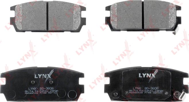 Тормозные колодки LYNXauto. Артикул BD-3606