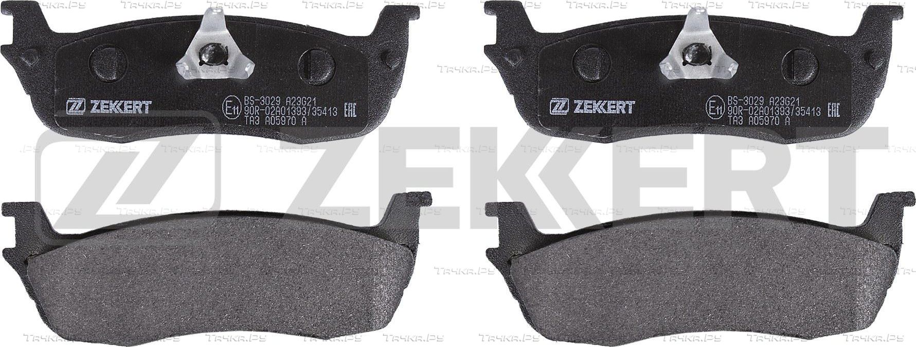 Тормозные колодки Zekkert задние для Ford F-150 XI 2003-2007. Артикул BS-3029