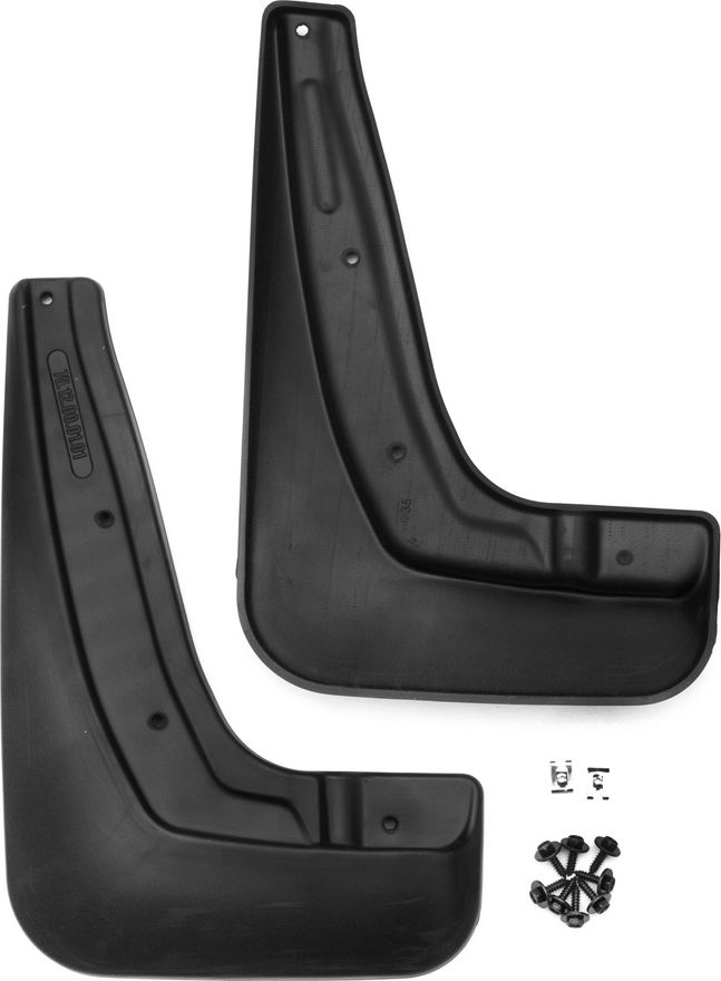 Брызговики Frosch (в пакете) передняя пара для Geely Atlas I 2018-2021. Артикул NLF.75.14.F13