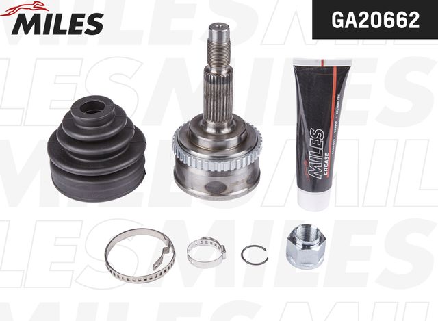 Шрус наружный (граната) Miles передний для Nissan Avenir W11 2000-2001. Артикул GA20662