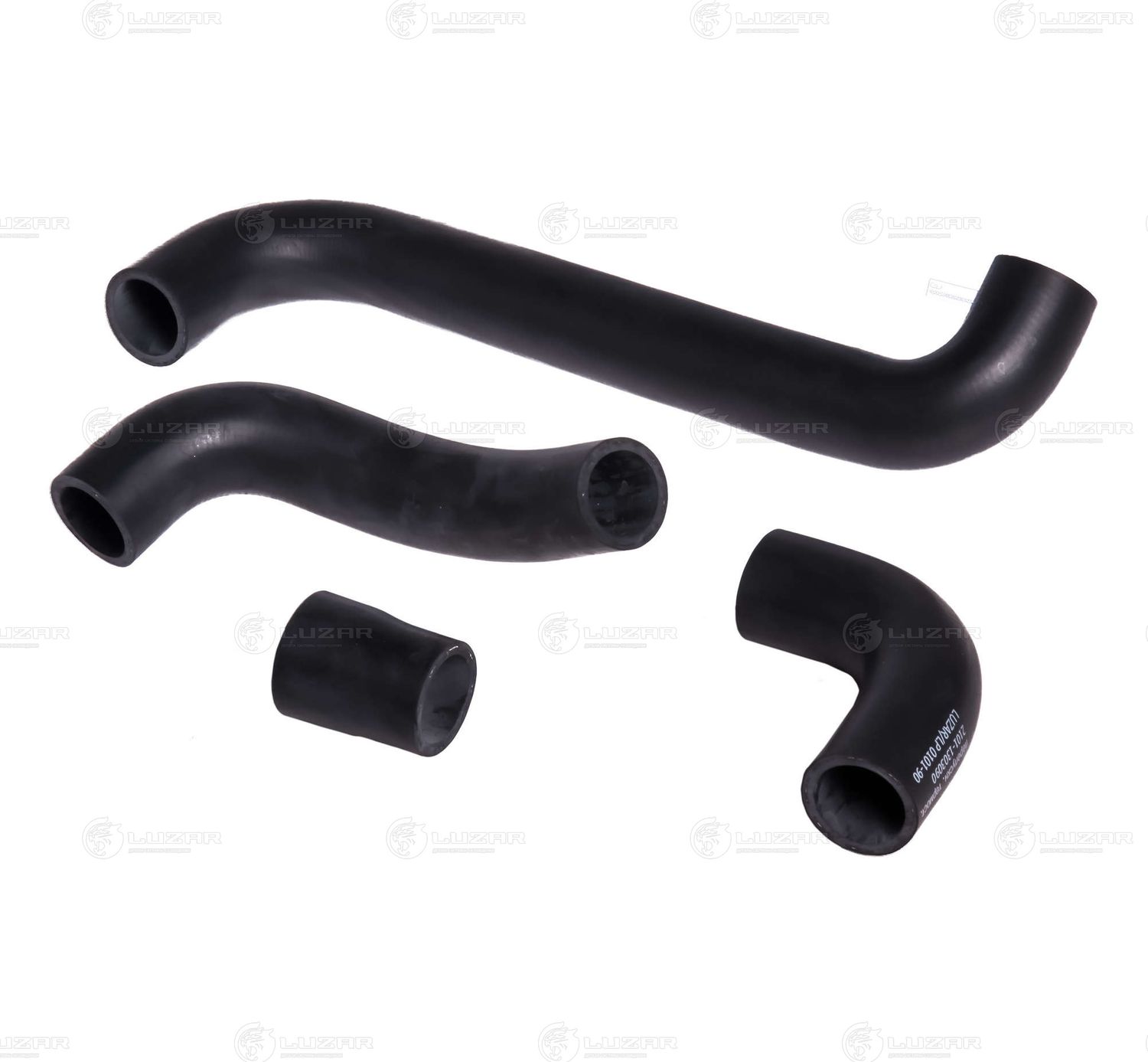 Патрубок системы охлаждения (радиатора) Luzar (EPDM (Этилен-пропиленовый каучук)). Артикул LPK 0101