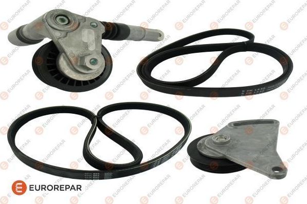 Приводной ремень поликлиновой с роликами (комплект) Eurorepar. Артикул 1612060380