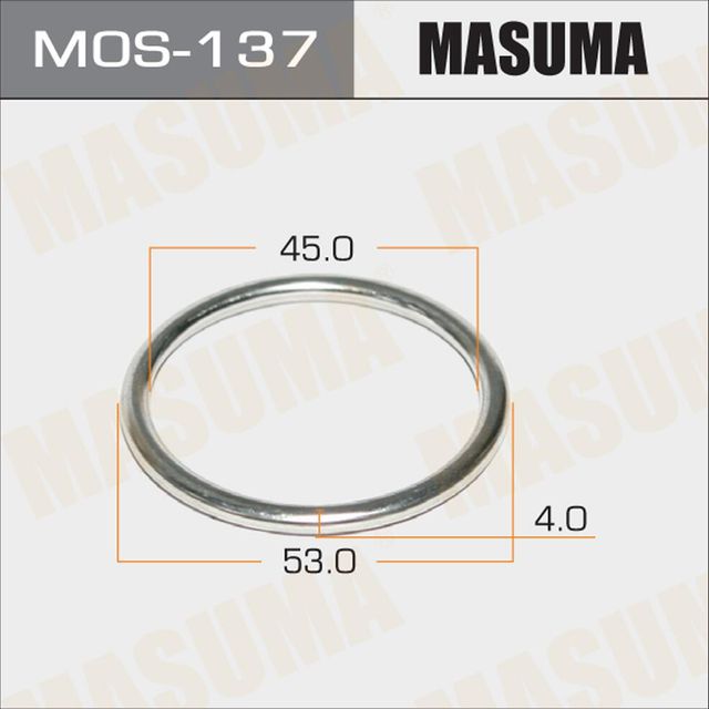 Кольцо уплотнительное (Masuma). Артикул MOS-137