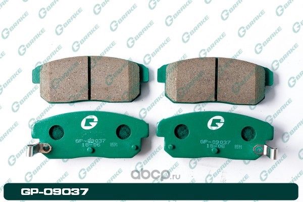 Колодки тормозные дисковые (G-Brake). Артикул GP09037