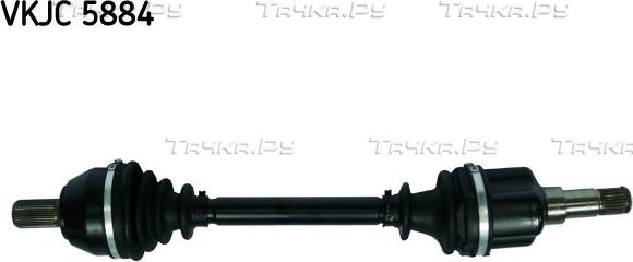 Полуось (привод в сборе, приводной вал) SKF. Артикул VKJC 5884