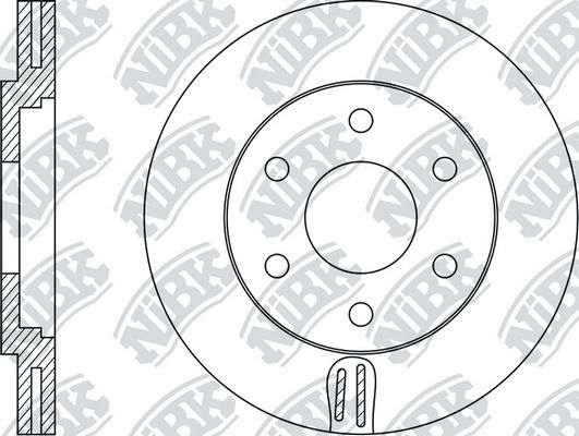 Тормозной диск NiBK. Артикул RN1430