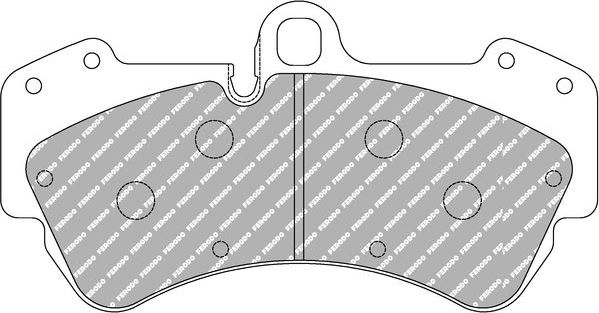 Тормозные колодки FERODO RACING DS2500. Артикул FCP1625H