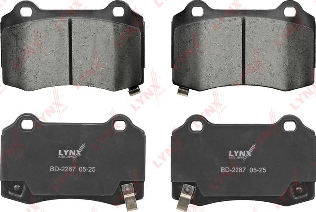 Тормозные колодки LYNXauto задние для Tesla Model X I 2015-2026. Артикул BD-2287