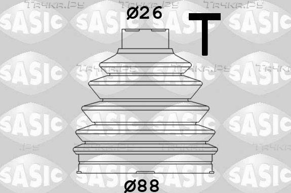Пыльник ШРУСа наружный Sasic (термопласт) для Volkswagen Polo V 2009-2026. Артикул 1906074