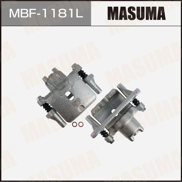 Суппорт тормозной (со скобой) MASUMA, rear MITSUBISHI PAJERO 06-18 LH. Артикул MBF1181L