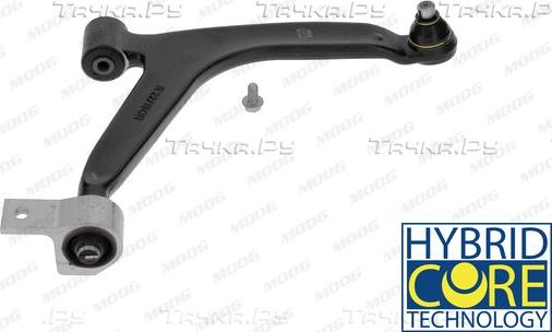 Поперечный рычаг передней подвески MOOG Hybrid Core правый нижний для Citroen Berlingo I 1999-2011. Артикул CI-WP-0714
