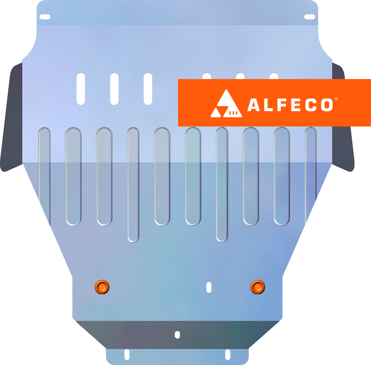 Защита алюминиевая Alfeco (4 мм) для картера Toyota Town Ace Noah 4WD 1996-2001. Артикул ALF.24.155AL4