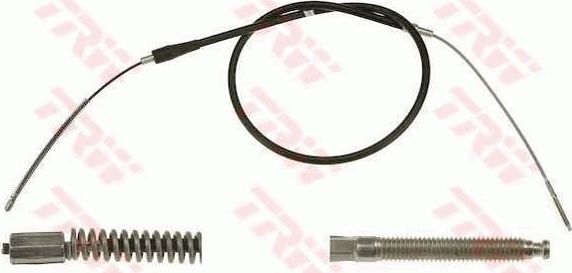 Трос ручника (тросик ручного тормоза) TRW задний правый/левый для SEAT Ibiza II 1993-2002. Артикул GCH2319