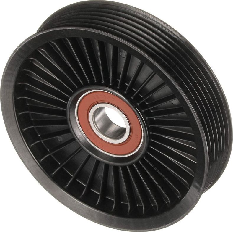 Направляющий (ведущий) ролик приводного поликлинового ремня Gates (полимерный материал). Артикул T38024