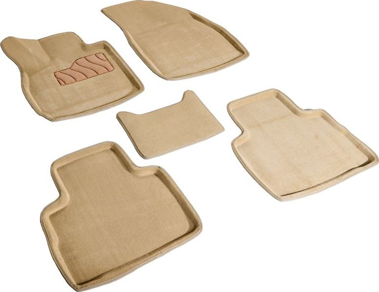 Коврики Seintex 3D ворсовые для салона Exeed RX 2020-2026 БЕЖЕВЫЕ. Артикул 99185