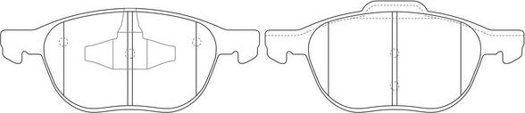 Тормозные колодки FIT передние для Mazda 5 II (CW) 2010-2015. Артикул FP1230