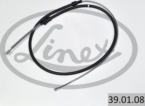 Трос ручника (тросик ручного тормоза) Linex. Артикул 39.01.08