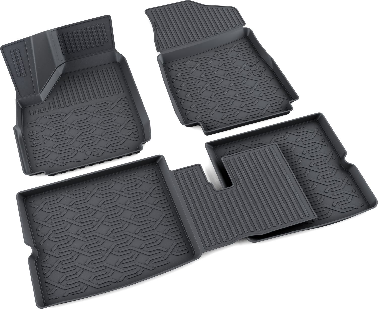 Коврики в салон Mile для ВАЗ Нива, 4х4 2121 5-дв. 1977-2026. Артикул 1030121