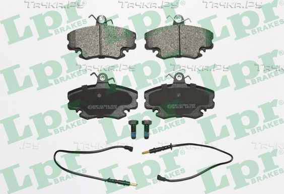 Тормозные колодки LPR передние для Renault 18 1979-1986. Артикул 05P349