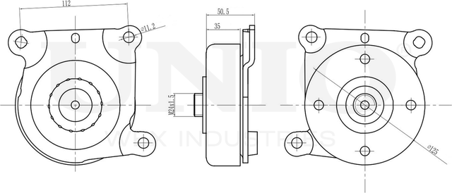Натяжитель/демпфер ремня (Unio). Артикул TNS-10299