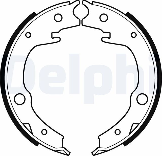Тормозные колодки (стояночная тормозная система) Delphi. Артикул LS1994