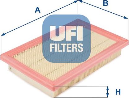 Воздушный фильтр UFI. Артикул 30.966.00