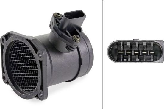 Датчик массового расхода воздуха (ДМРВ) Hella. Артикул 8ET 358 095-051