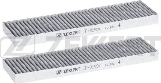 Салонный фильтр Zekkert. Артикул IF-3159K