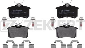 Тормозные колодки Zekkert задние для Citroen C4 I 2004-2011. Артикул BS-1690