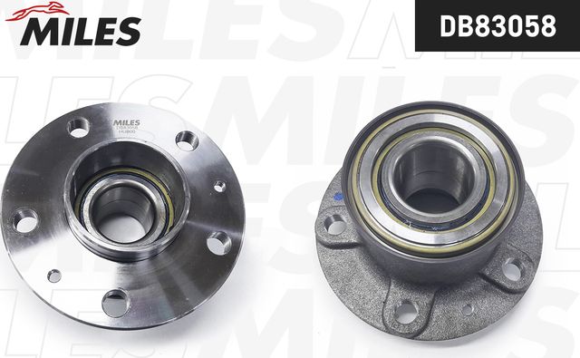 Ступица колеса с интегрированным подшипником Miles задняя правая/левая для Citroen Jumper II 2006-2026. Артикул DB83058