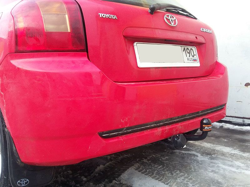 Фаркоп AvtoS для Toyota Corolla хетчбек 3/5 дверей 2002-2006. Артикул TY 29