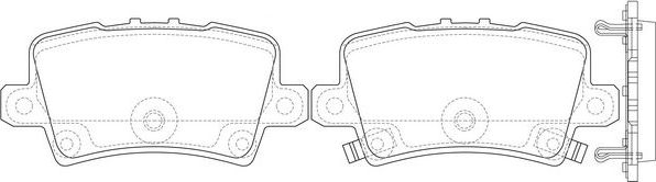 Тормозные колодки FIT. Артикул FP8197