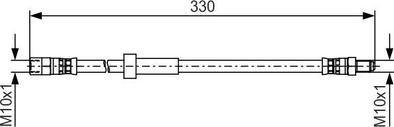 Тормозной шланг Bosch. Артикул 1 987 481 493