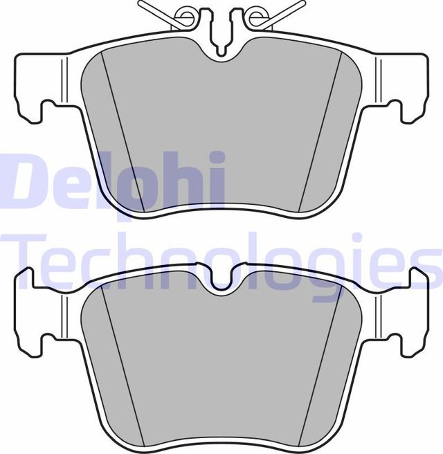 Тормозные колодки Delphi (Low-Metallic). Артикул LP3629