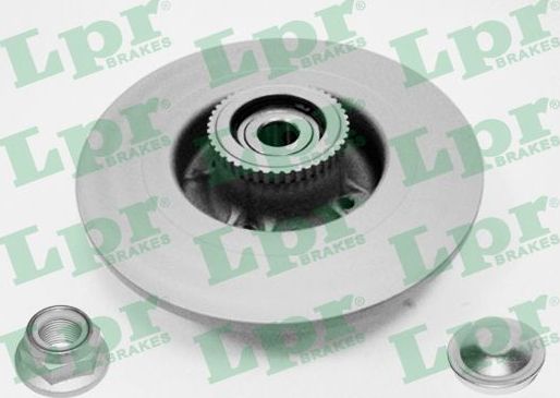 Тормозной диск LPR LPR HUB BRAKE DISC LINE - FULL COATED задний для Renault Megane I 1997-2003. Артикул R1009PRCA