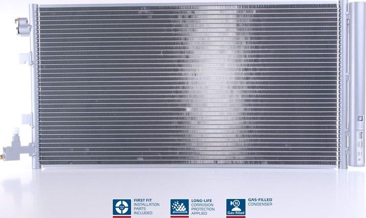 Радиатор кондиционера (конденсатор) Nissens (алюминий). Артикул 940160