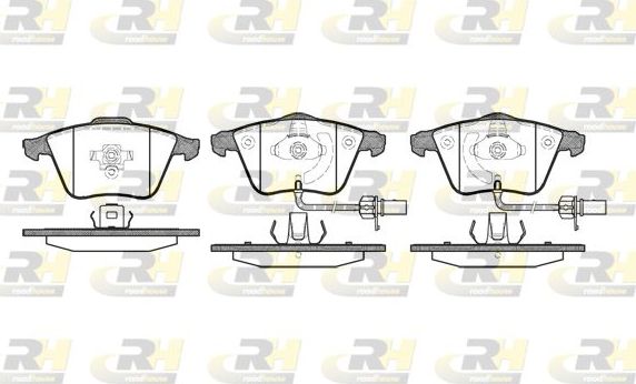 Тормозные колодки RoadHouse передние для Audi A4 II (B6) 2000-2004. Артикул 2964.12