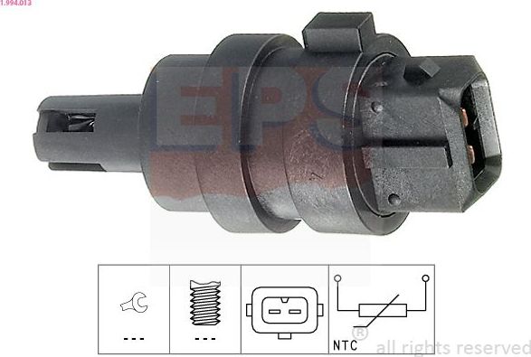 Датчик темп. выпуск. воздуха EPS Made in Italy - OE Equivalent. Артикул 1.994.013