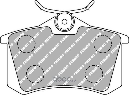 Колодки тормозные задние (Ferodo) Ferodo. Артикул FDS1083