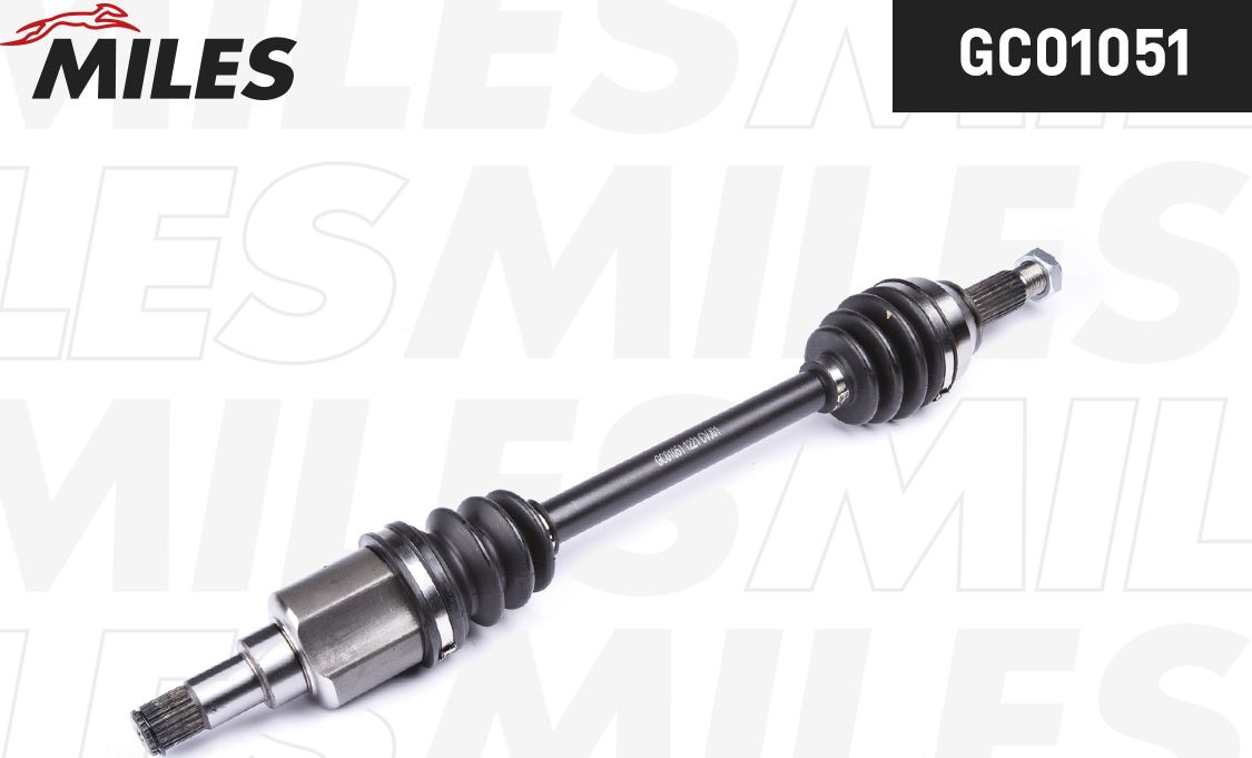 Полуось (привод в сборе, приводной вал) Miles. Артикул GC01051