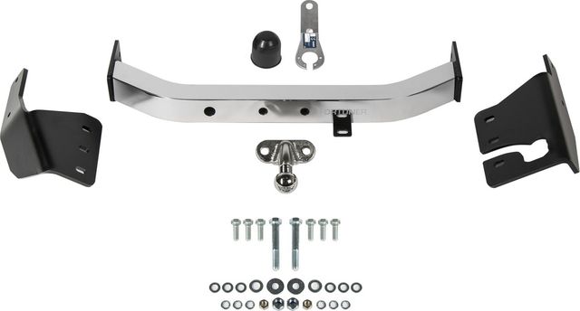 Фаркоп Rival (с нерж. накладкой) для Toyota Fortuner II (кроме TRD) 2017-2026. Артикул F.5705.002