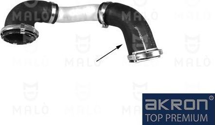 Патрубок интеркулера Malò для Opel Vectra C 2004-2009. Артикул 284871