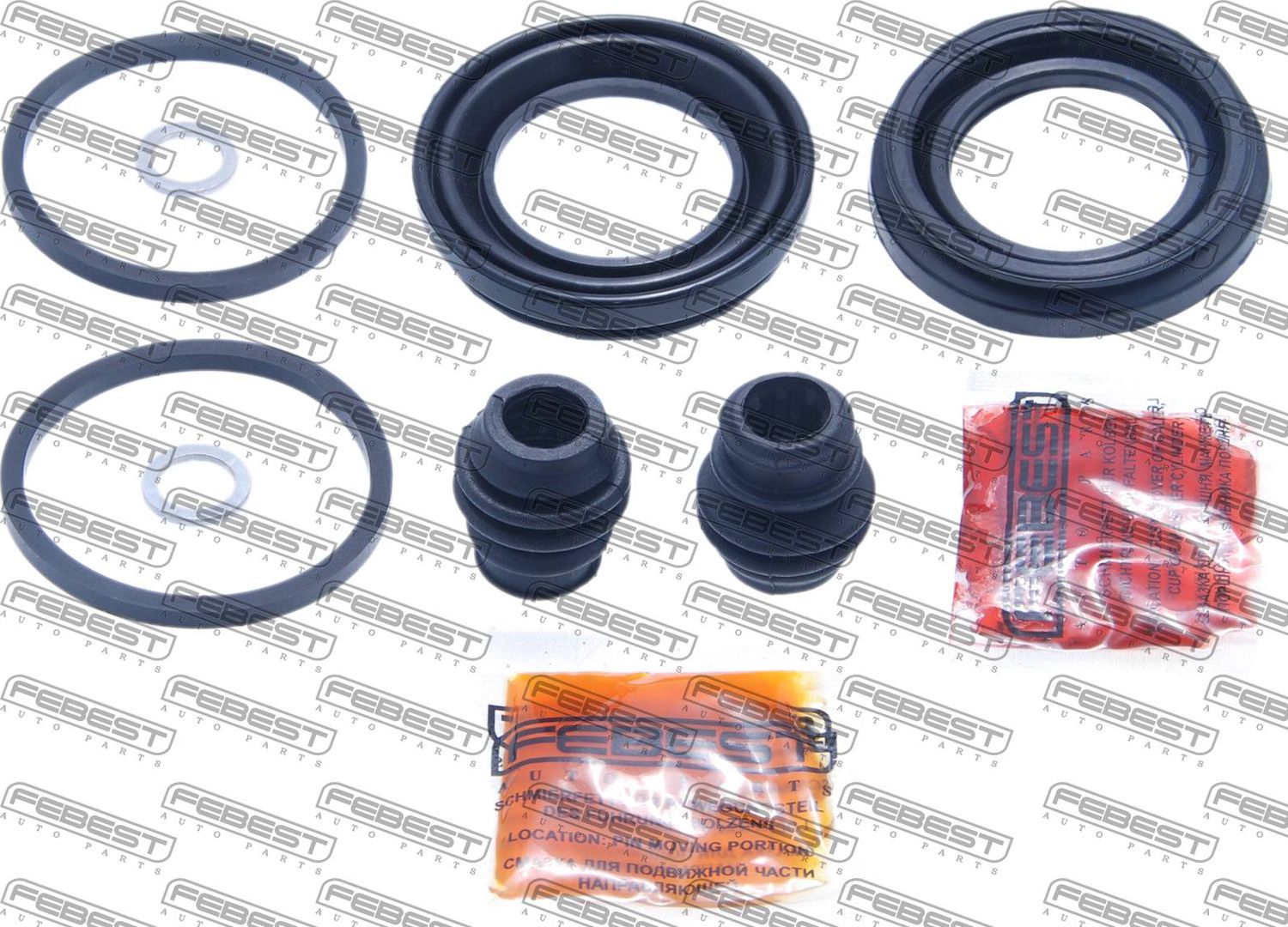 Ремкомплект тормозного суппорта Febest. Артикул 0375-YD1F