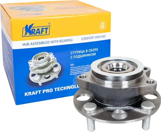 Ступица с подшипником NISSAN TIIDA 07- 1.6/1.8 перед. (Kraft) Kraft. Артикул KT100626