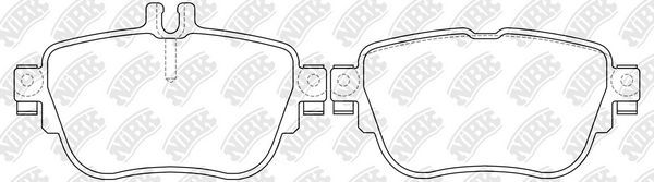 Тормозные колодки NiBK. Артикул PN0589