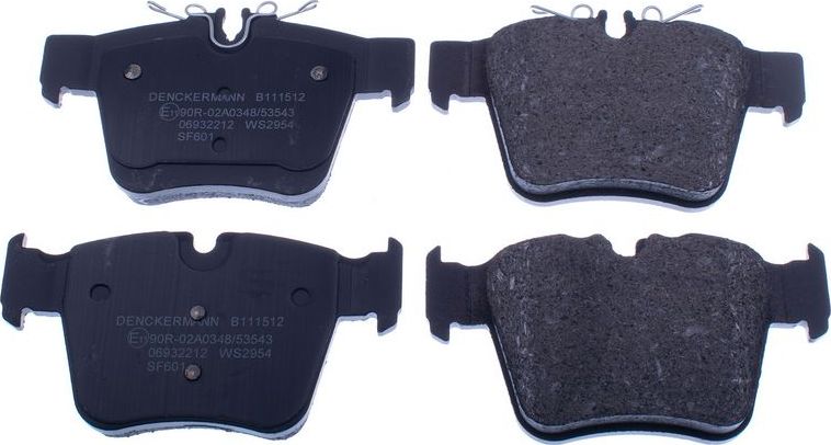 Тормозные колодки Denckermann. Артикул B111512