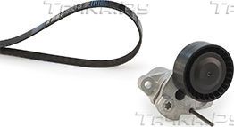 Приводной ремень поликлиновой с роликами (комплект) Gates Micro-V® для SEAT Ibiza V 2017-2026. Артикул K026PK1000