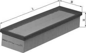 Воздушный фильтр Mahle для Citroen C-Elysee I 2012-2026. Артикул LX 1451