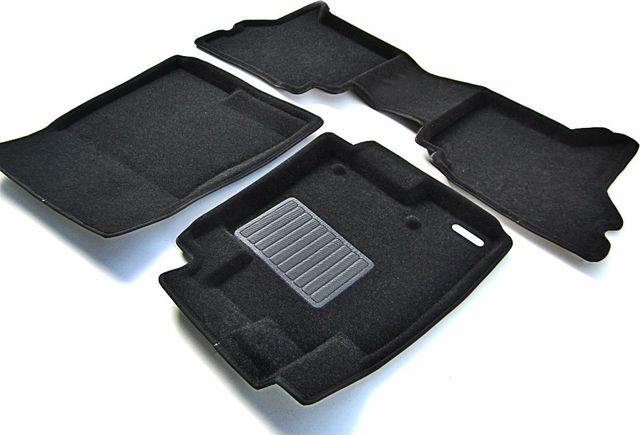 Коврики текстильные Euromat 3D Business для салона Mitsubishi Pajero IV 2006-2026. Артикул EMC3D-003610